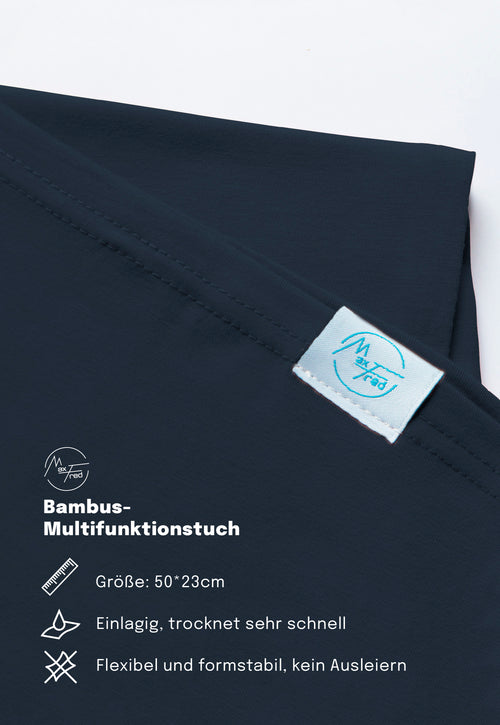 Multifunktionstuch aus Bambus - Dress-blues 460