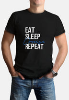 Bamboo T-Shirt - Eat, Sleep, Cruise, Repeat