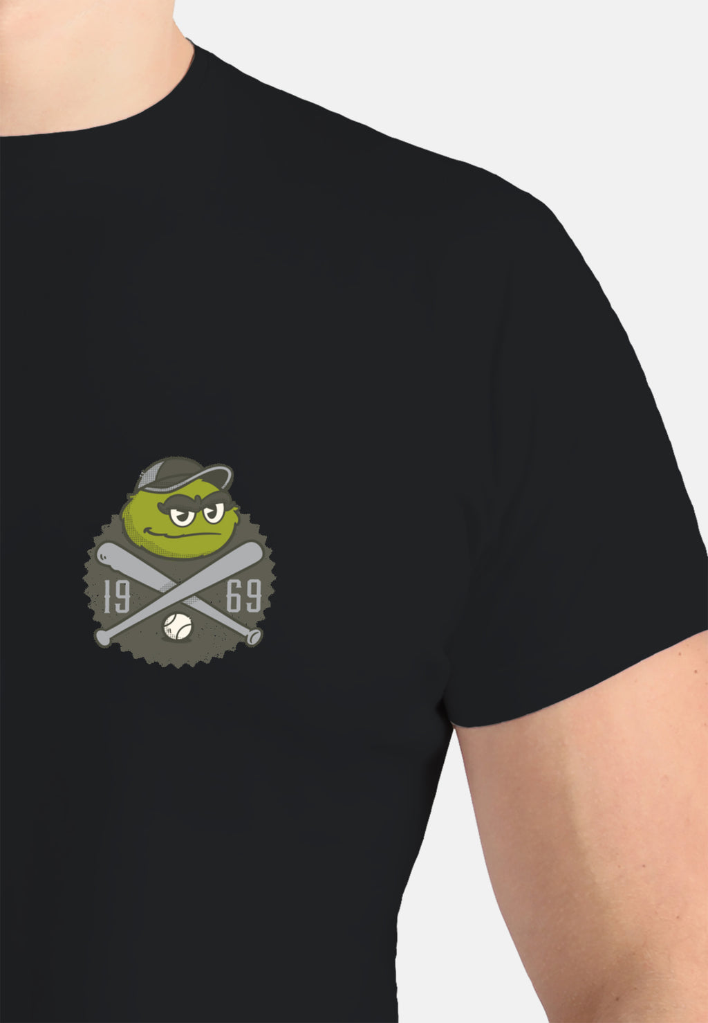 Sesamstraße T-Shirt - Oscar baseball