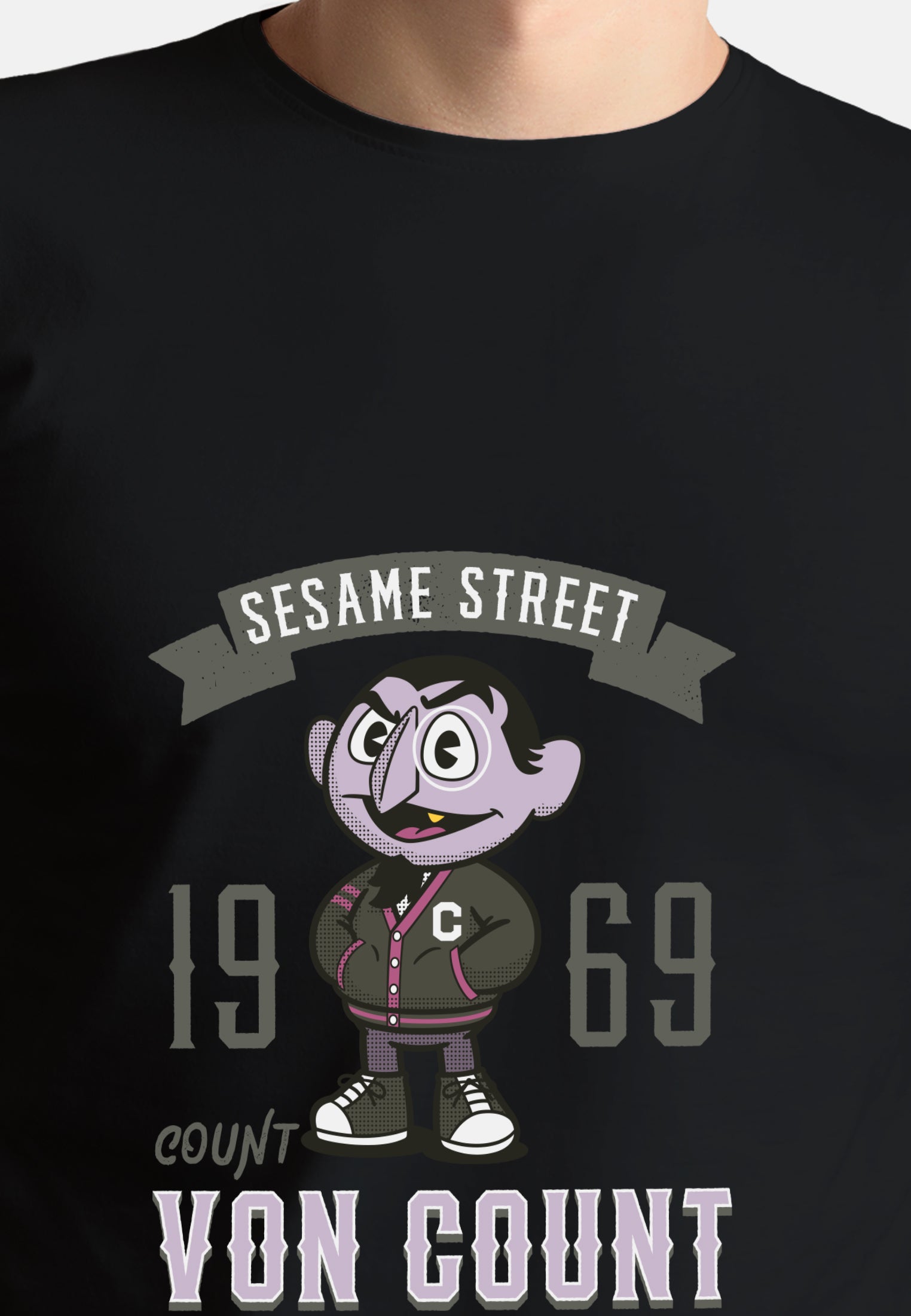 Sesamstraße T-Shirt - Count von Count