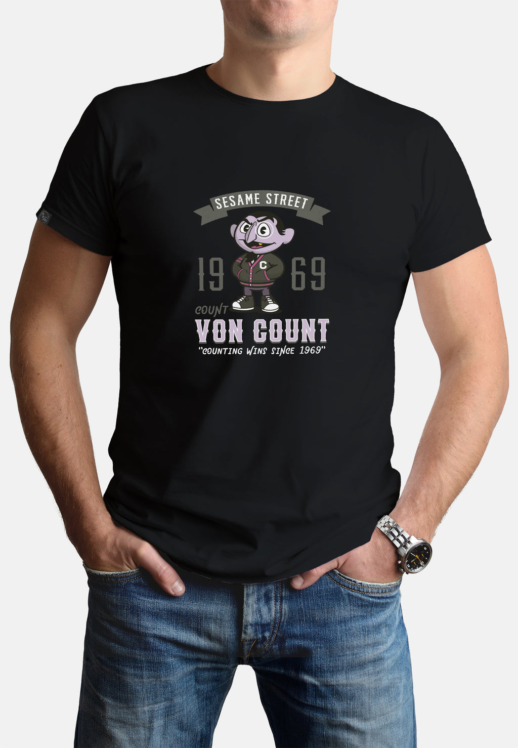 Sesamstraße T-Shirt - Count von Count