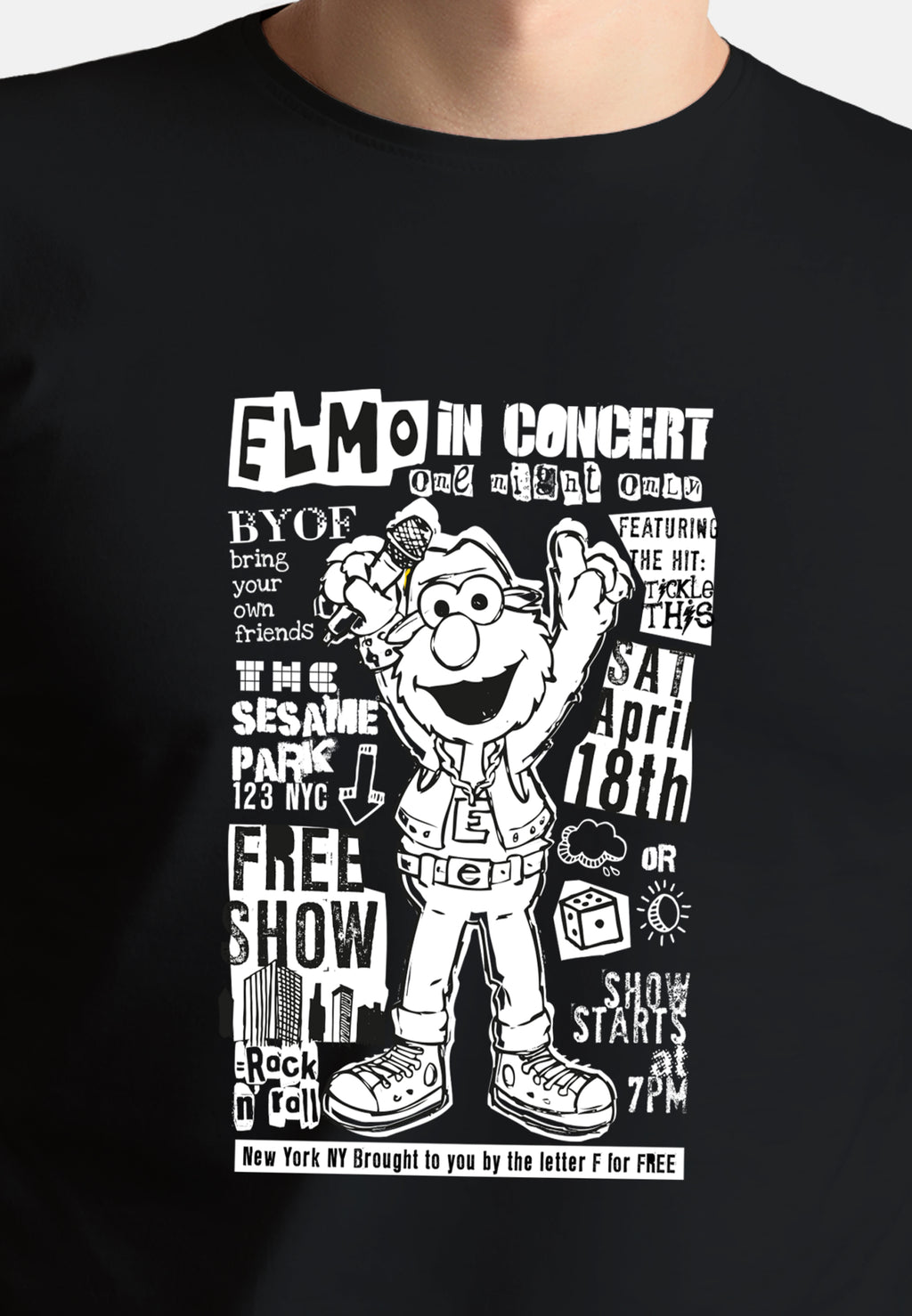 Sesamstraße T-Shirt - Elmo in concert