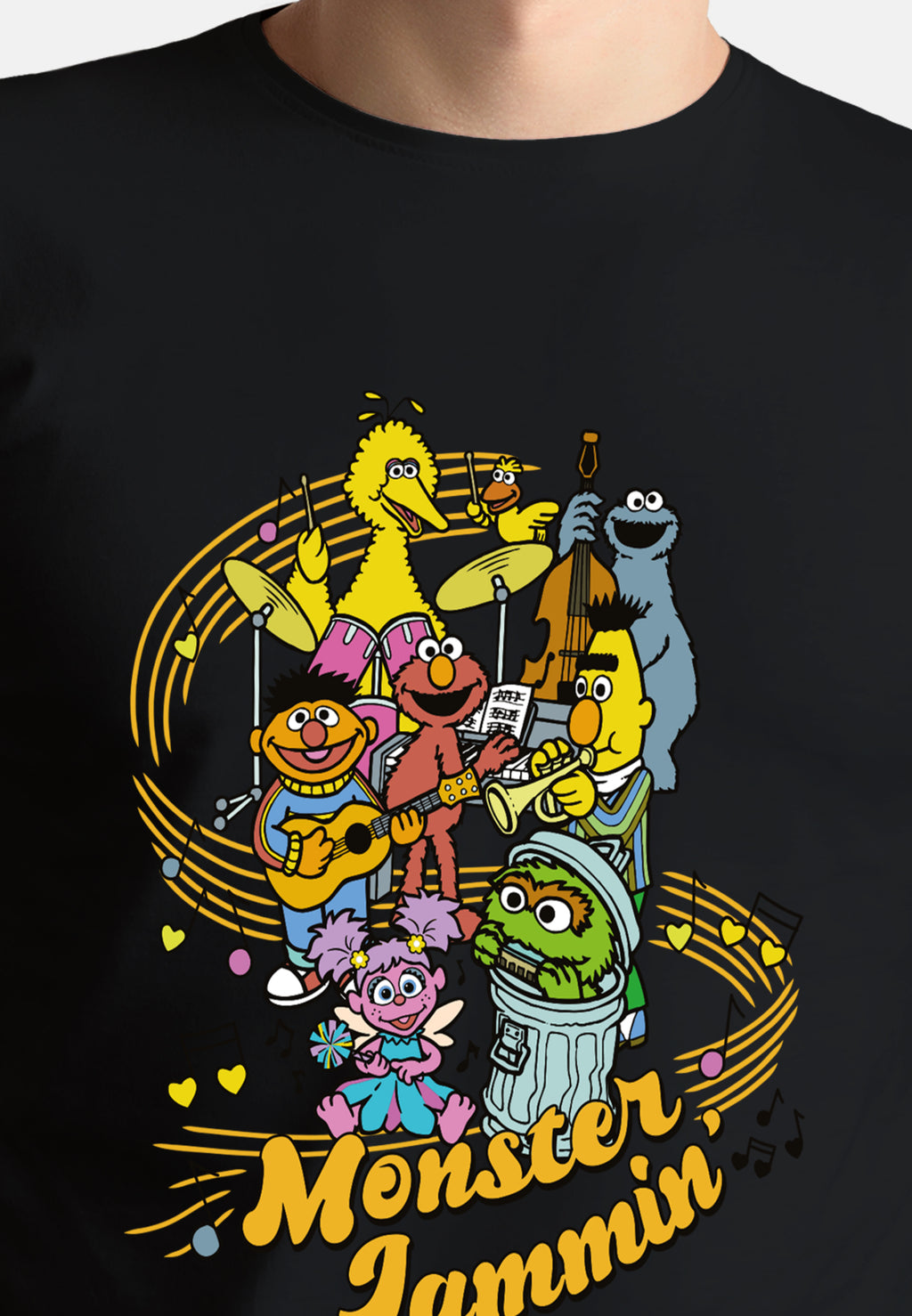 Sesamstraße T-Shirt - Monster jammin