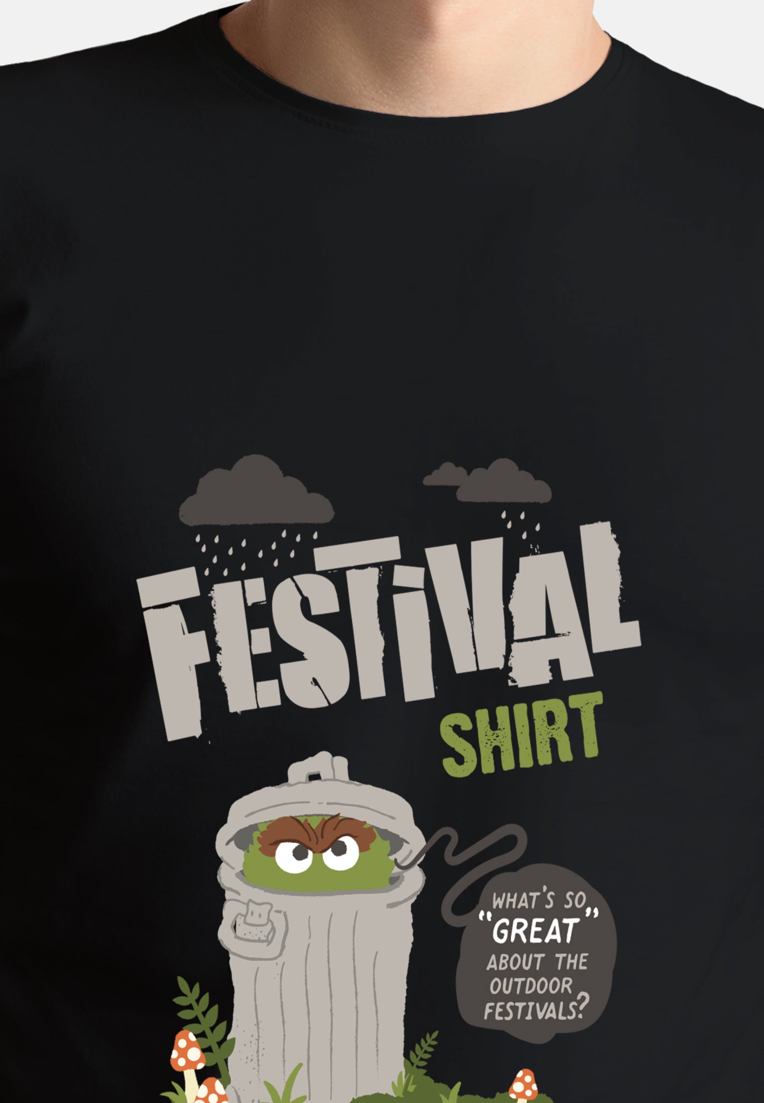 Sesamstraße T-Shirt - Oscar on festival