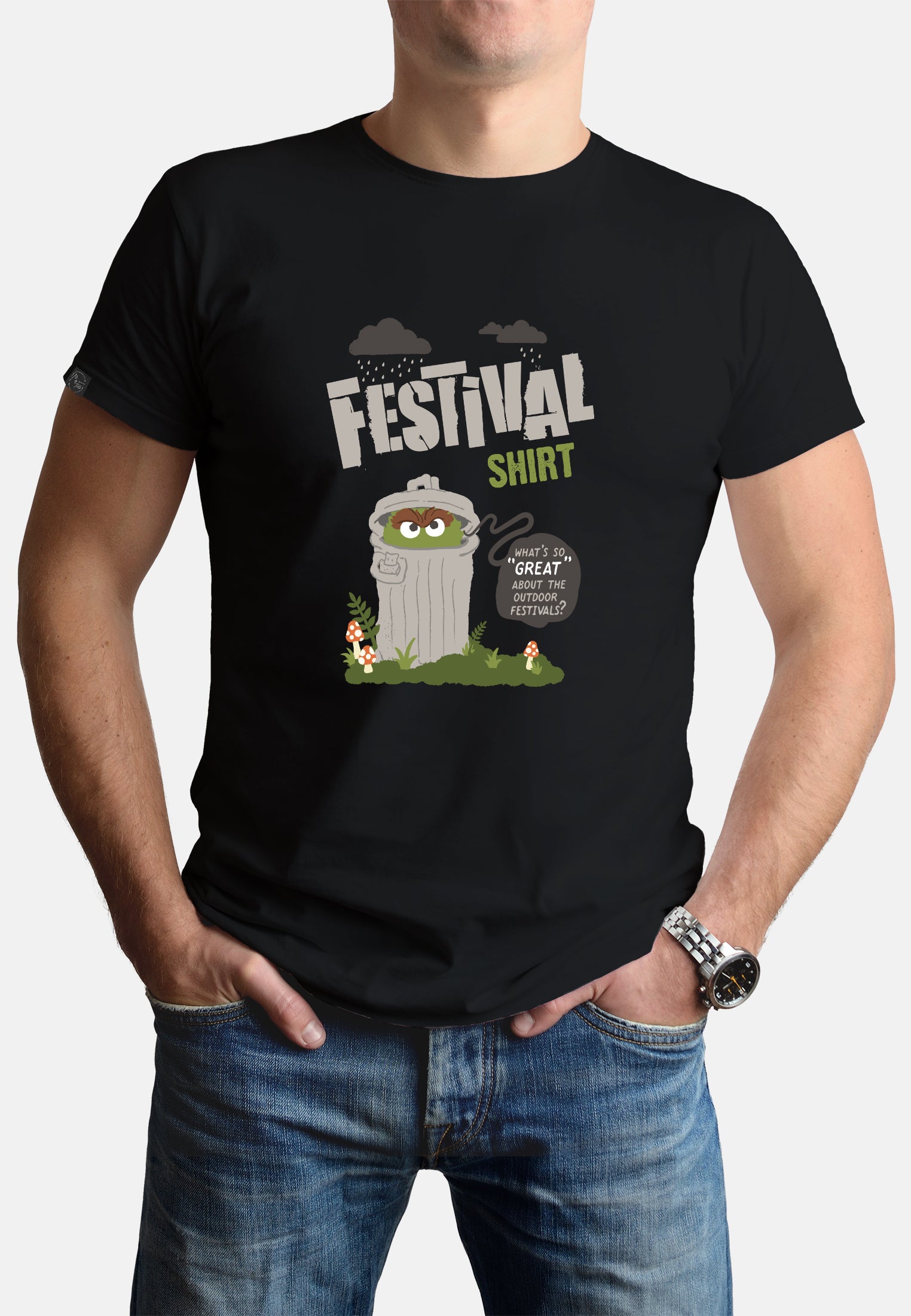 Sesamstraße T-Shirt - Oscar on festival