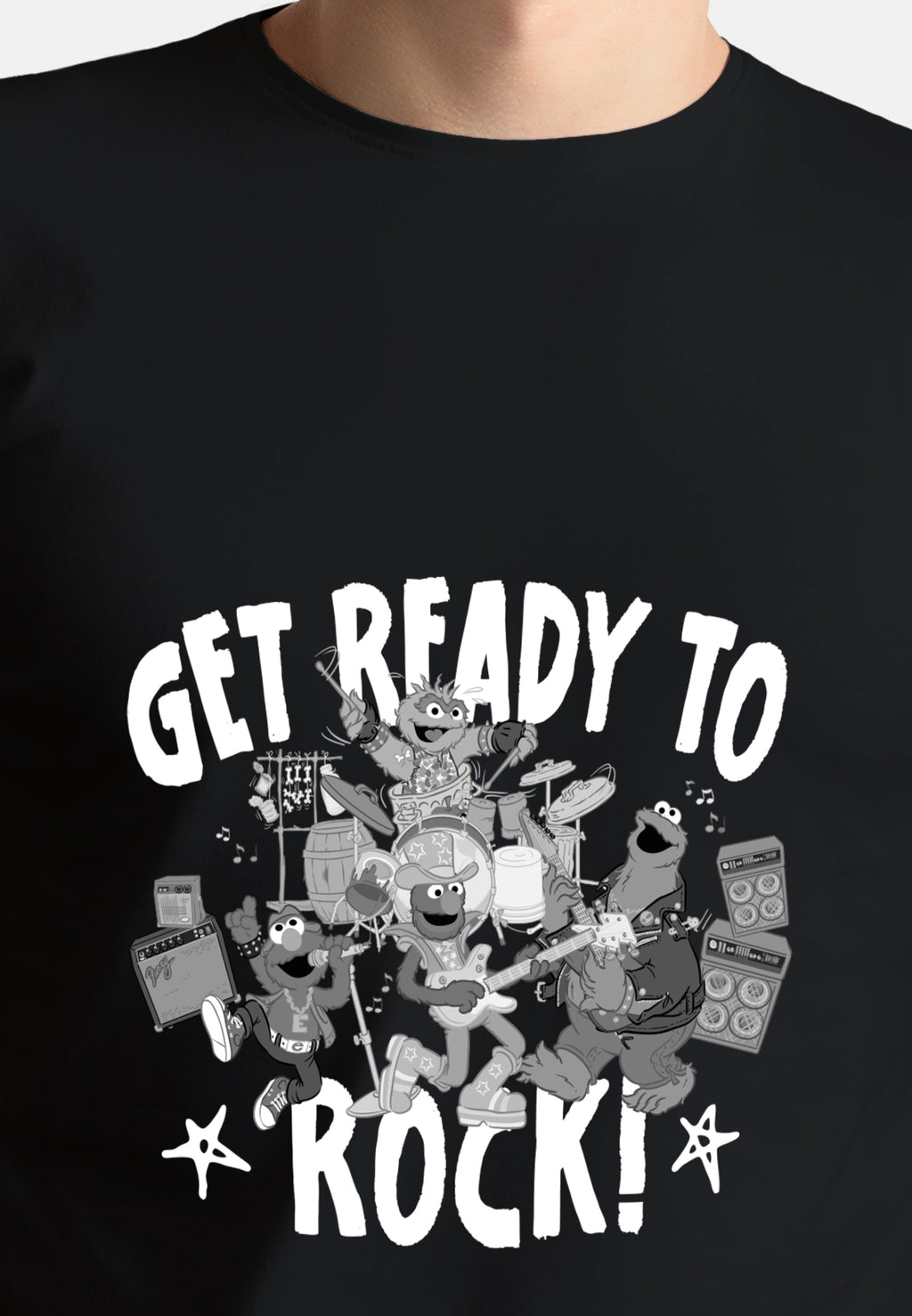 Sesamstraße T-Shirt - Get ready to rock