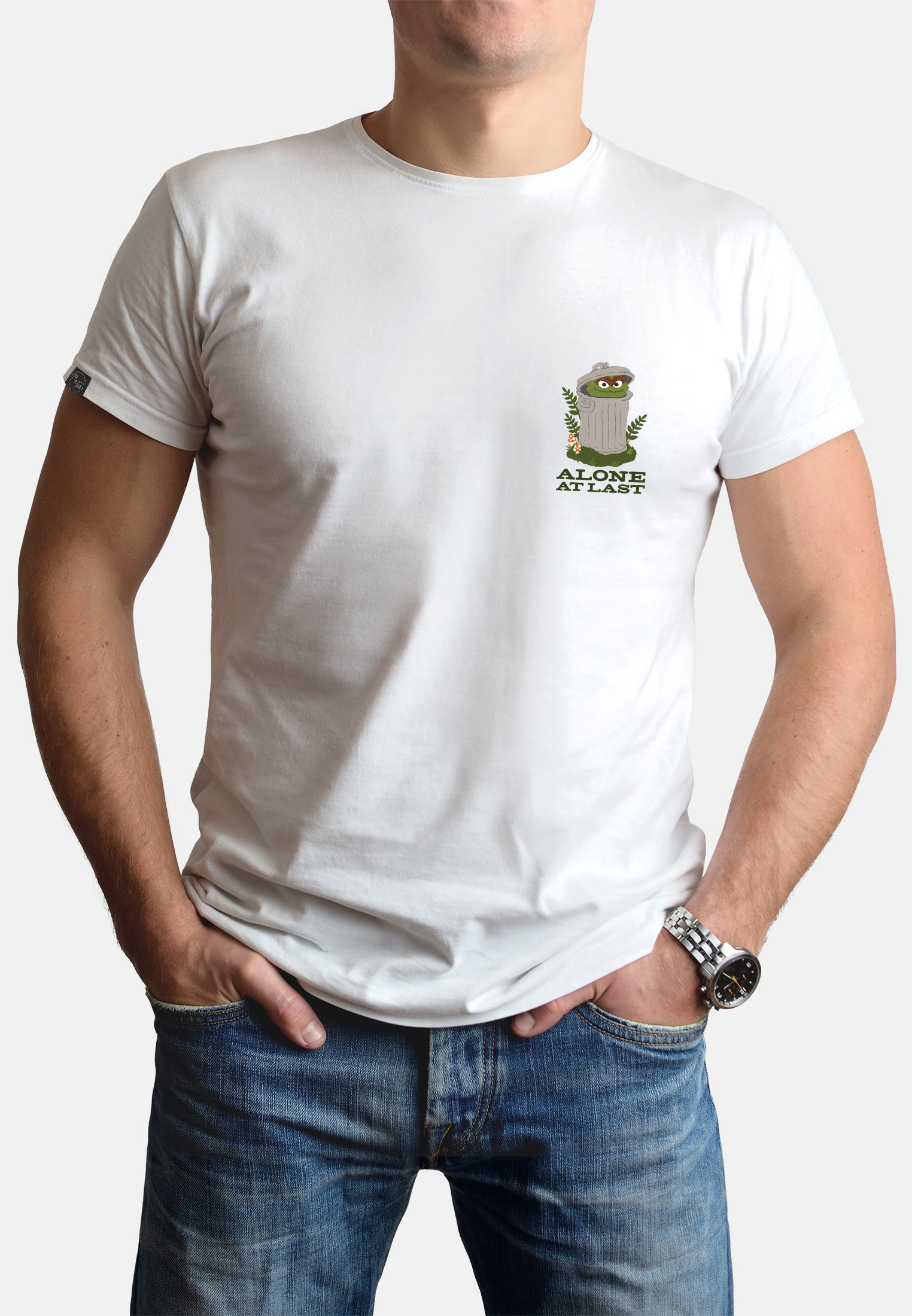 Sesamstraße T-Shirt - Oscar Alone at last