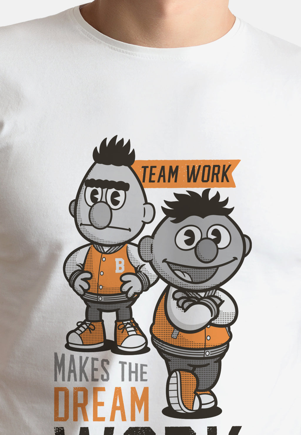 Sesamstraße T-Shirt - Teamwork makes the dream work