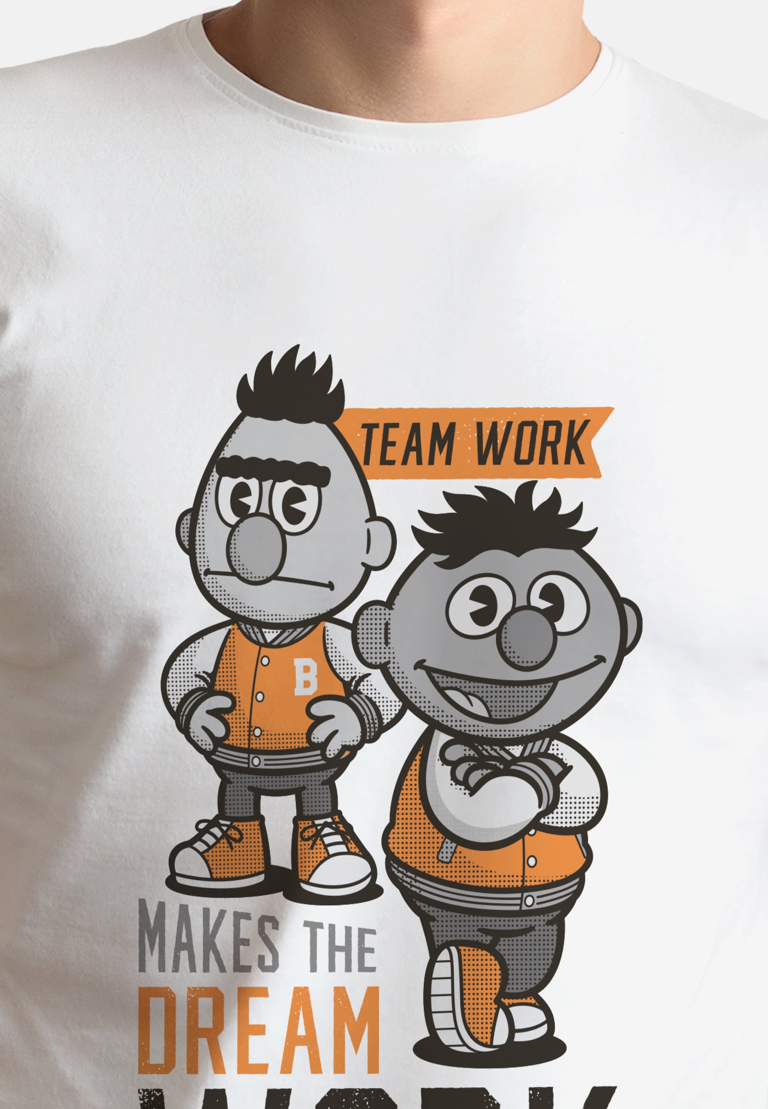 Sesamstraße T-Shirt - Teamwork makes the dream work