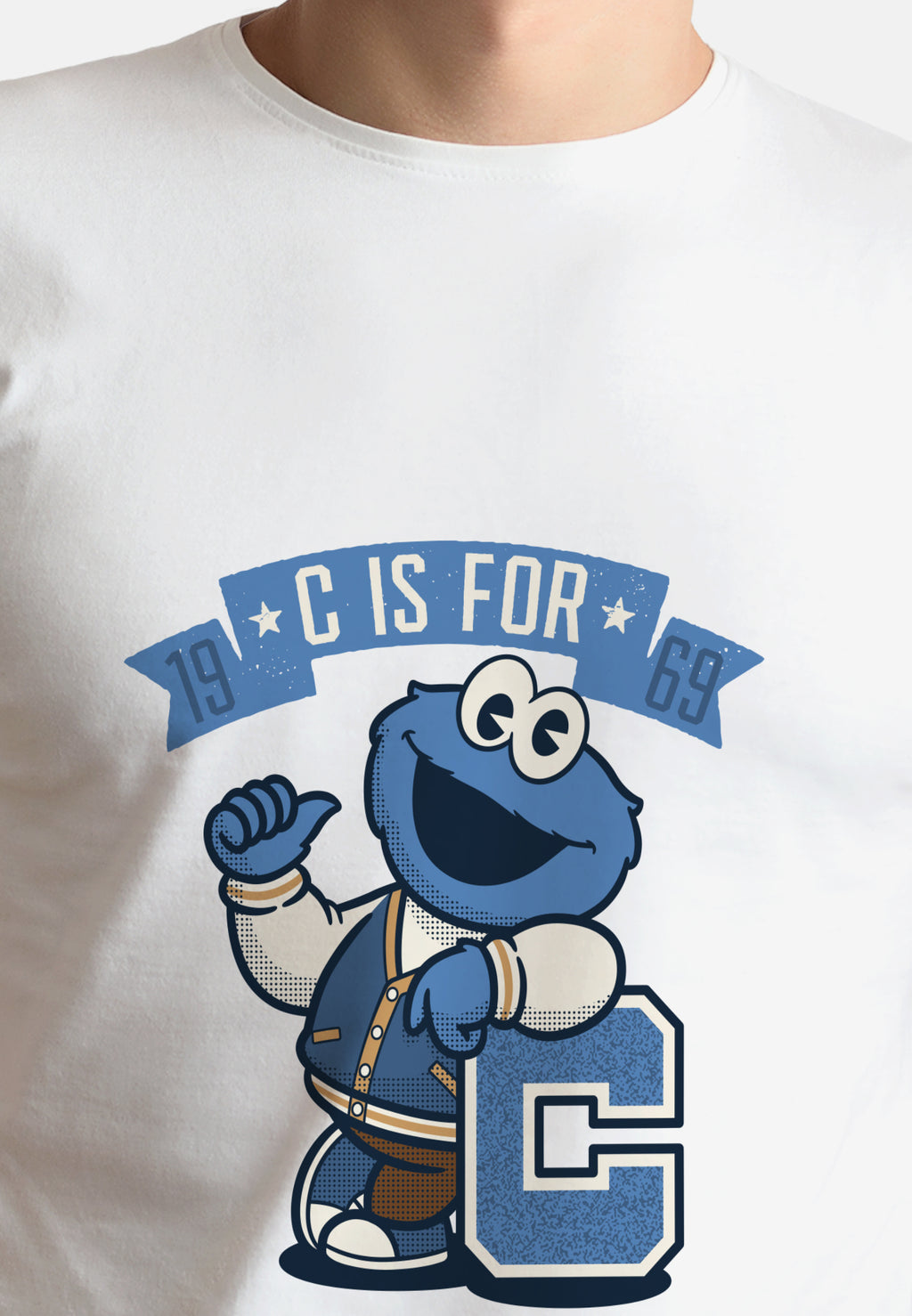Sesamstraße T-Shirt - C is for champions