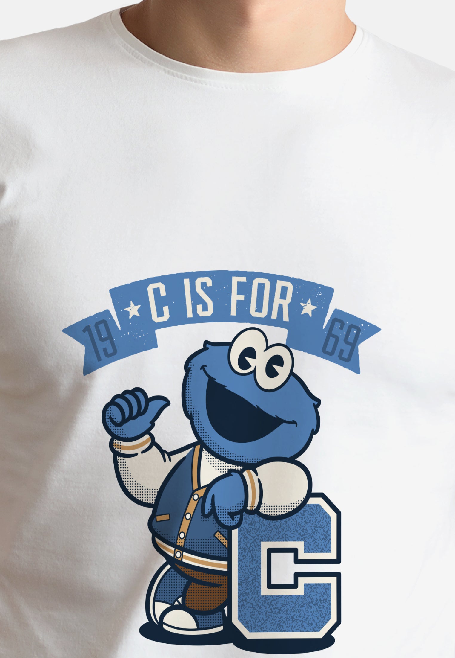 Sesamstraße T-Shirt - C is for champions