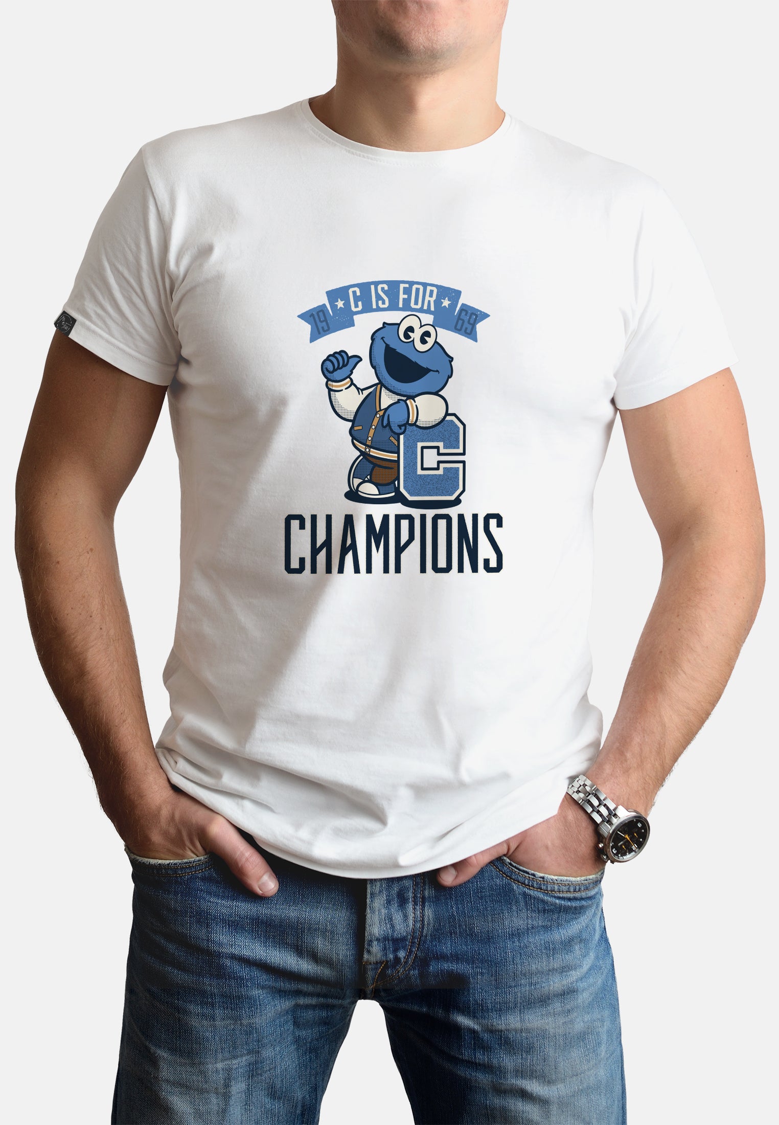Sesamstraße T-Shirt - C is for champions