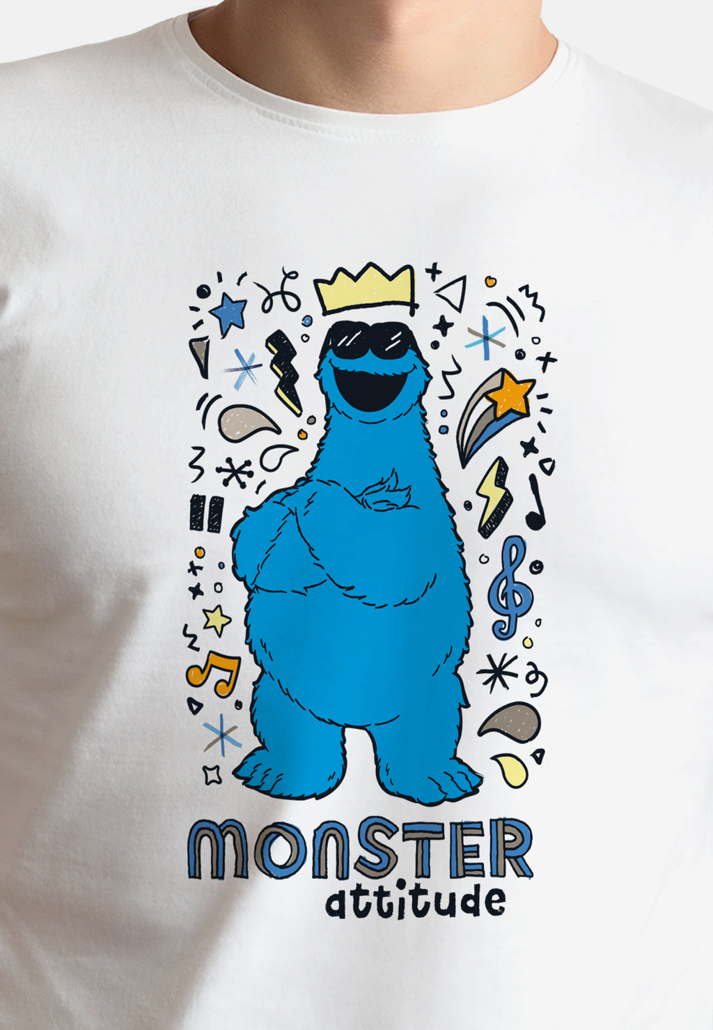 Bamboo Sesamstraße T-Shirt - Monster attitude