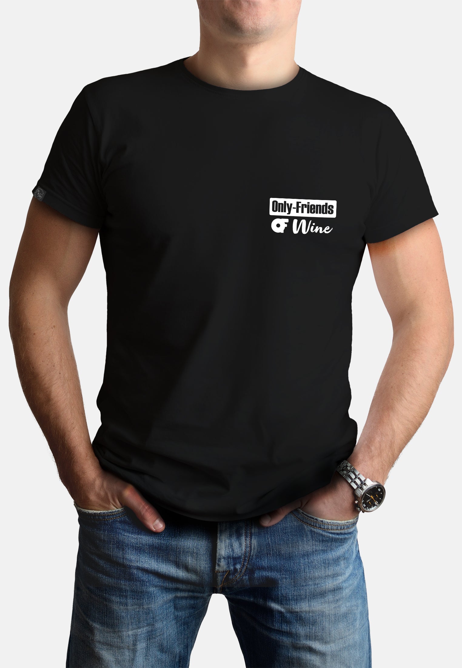 T-Shirt - Only-Friends of Wine