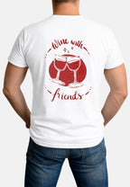 Bamboo T-Shirt - Wine with friends