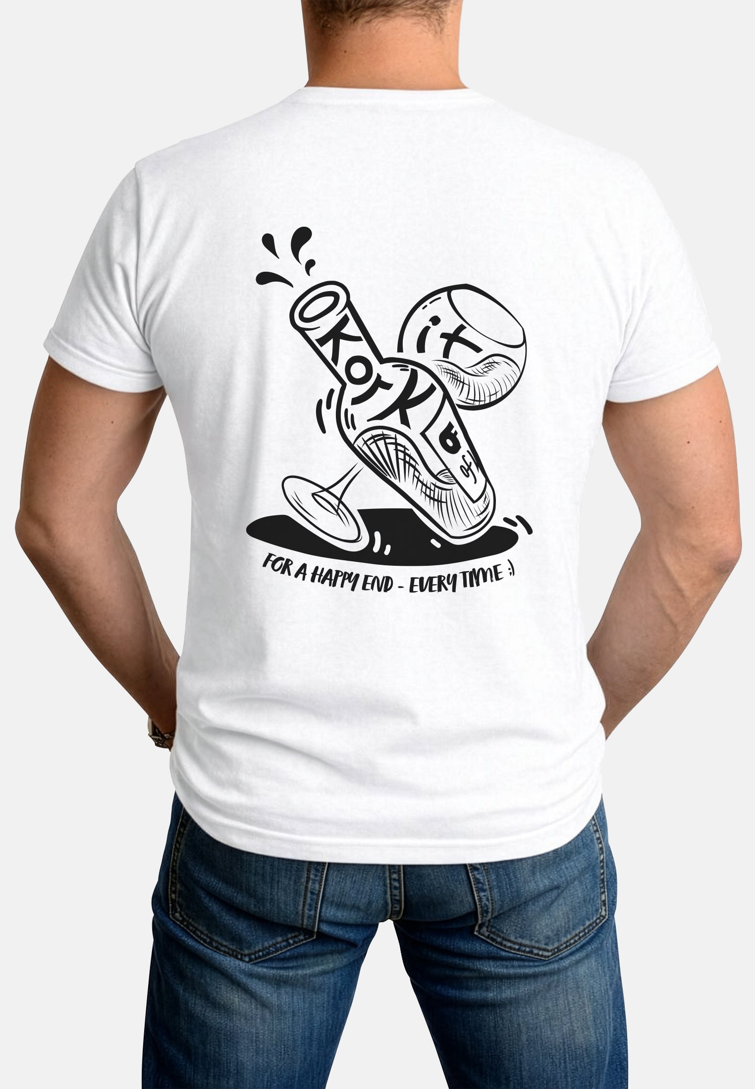 T-Shirt - Only-Friends of Wine