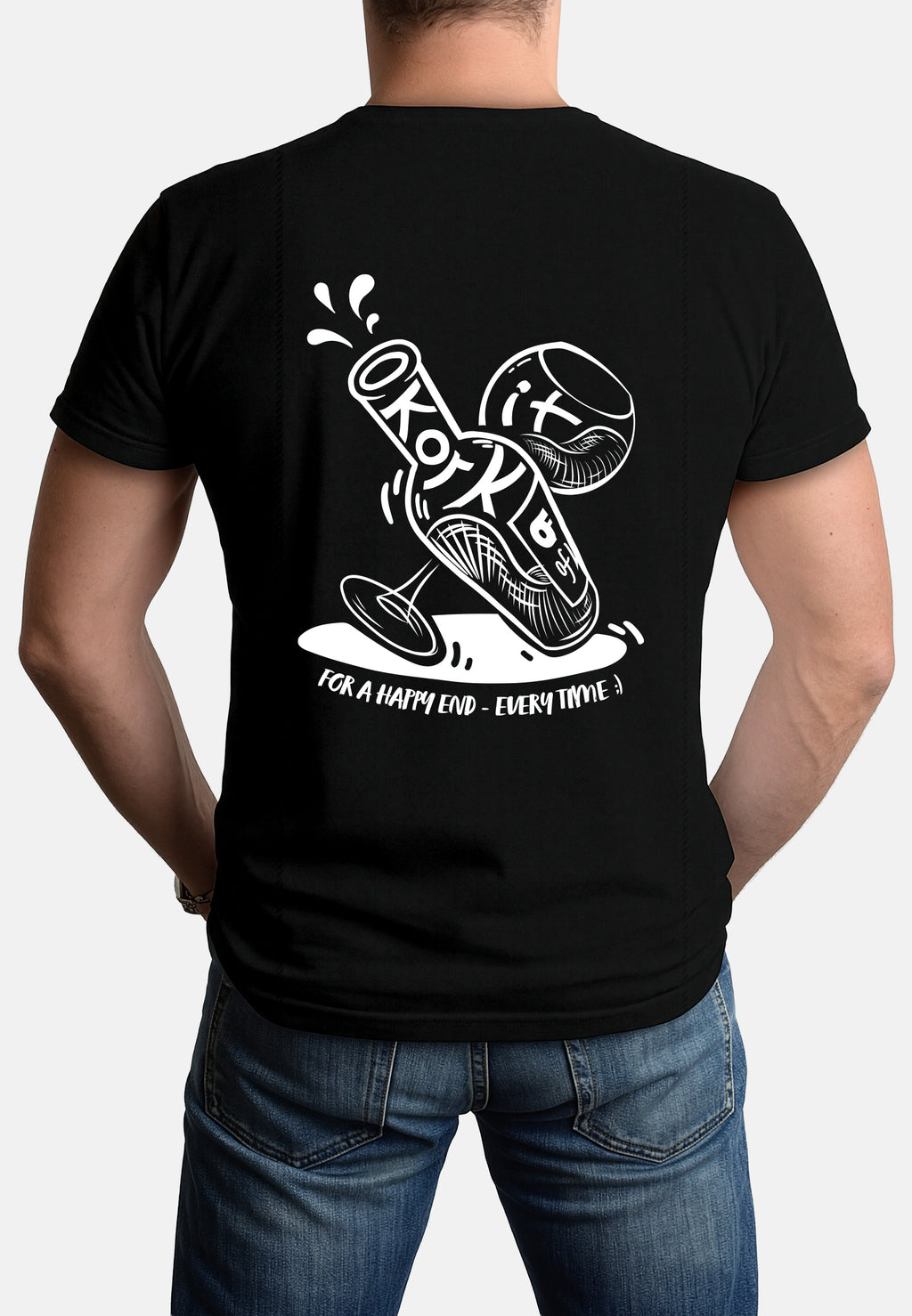 T-Shirt - Only-Friends of Wine