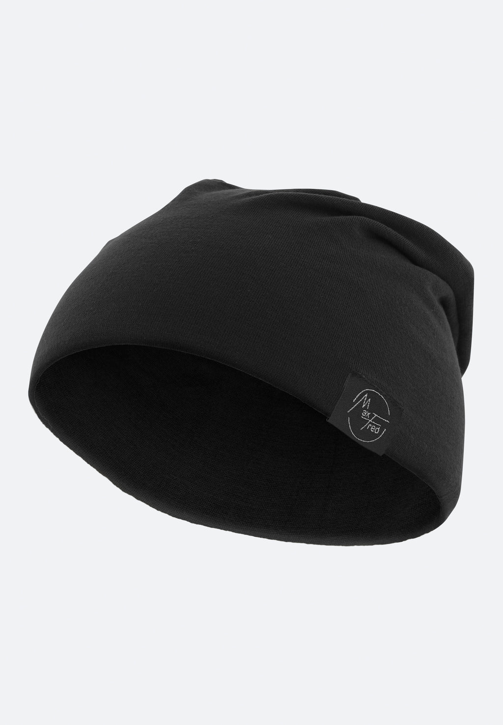 Bamboo Beanie - Schwarz long